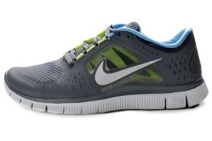 Nike Free 5.0 V4 Mens Shoes Grey White - Click Image to Close